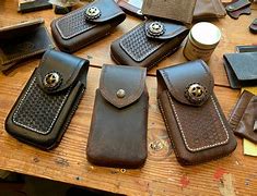 Image result for Leather Sleeve iPhone SE Case