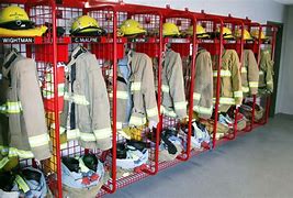 Image result for Firefighter Gear Rack