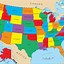 Image result for Map of 50 States USA
