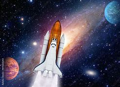 Image result for Rocket in Outer Space