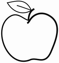 Image result for Apple Clip Art Black & White