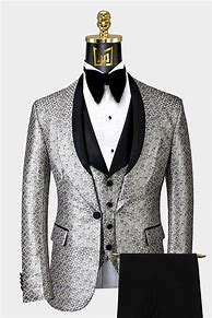 Image result for Black and Silver Suit