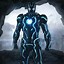 Image result for Blue Iron Man Armor