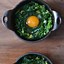 Image result for Baked Eggs with Spinach and Cheese