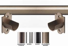 Image result for Curtain Rod Clips Inside Mount