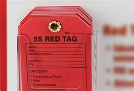 Image result for Red Tag 5S Examples