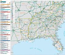 Image result for Southern United States Road Map