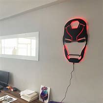 Image result for Light-Up Iron Man Wall Art