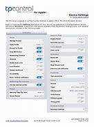 Image result for TPControl On iPad Settings