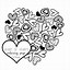 Image result for Love Heart Coloring Pages for Adults