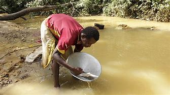 Image result for Man Digging for Gold