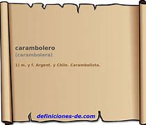 Image result for carambolero
