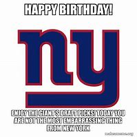 Image result for Happy Birthday NY Giants Meme