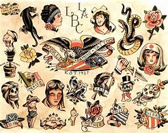Image result for Old School Tat Tattoo