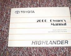 Image result for Toyota Highlander Book