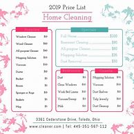 Image result for Apartment Cleaning Price List