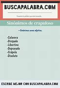 Image result for crapuloso