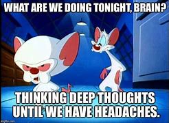 Image result for Pinky and the Brain Monday Meme