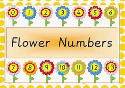 Image result for Number Flowers Printable