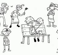 Image result for Hey Arnold Coloring Pages