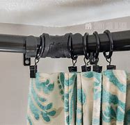 Image result for DIY Bay Window Curtain Rods