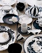 Image result for Black and White Dishes