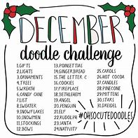 Image result for Month Drawing Challenge