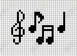 Image result for Music Note Pixel Art