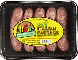 Image result for 8 Pack of Italian Sausage in Package