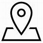 Image result for Address Pin Icon Black and White PNG