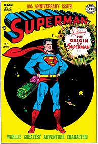 Image result for Original Superman Comic Book