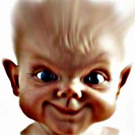 Image result for Creepy Baby Face
