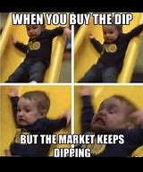 Image result for Bought the Dip Meme