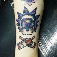 Image result for Rick and Morty Galaxy Tattoo