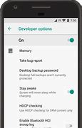 Image result for Developper Option Android 1.1