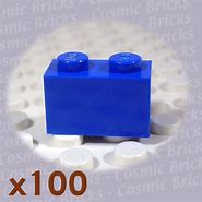 Image result for LEGO 1X2 Brick Blue