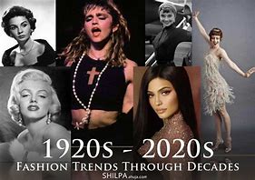 Image result for Fashion throughout the Years