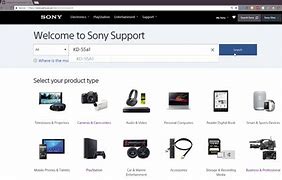 Image result for Sony Support Website