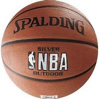 Image result for Spalding NBA Silver Outdoor Basketball
