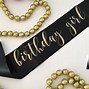 Image result for Child's Birthday Sash