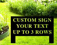 Image result for Custom Yard Signs with Stakes