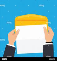Image result for Someone Holding an Open Envelope