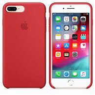 Image result for iPhone Red Cover with Logo