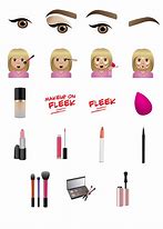 Image result for Emoji with a Lot of Makeup