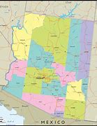 Image result for Arizona State Counties Map