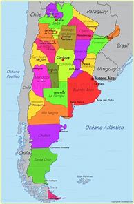 Image result for Mapa Argentina Y Sus Provincias