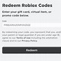 Image result for Free Robux Codes Not Redeemed