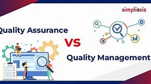 Image result for Quality Assurance vs Management