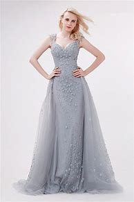 Image result for Silver Beaded Gown