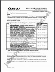 Image result for Costco Application Form Job Description